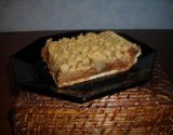 Tarte crumble chocolat poire