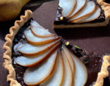 Tarte chocolat-poire