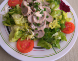 Salade au boudin blanc