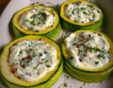 Courgettes au boursin