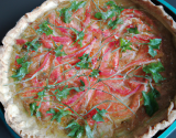 Tarte sans pâte au saumon