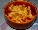 Crumble fraise rhubarbe