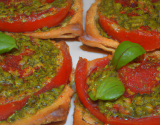 Croustillant tomato al pesto