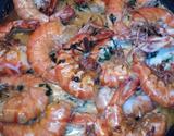Gambas flambées au whisky