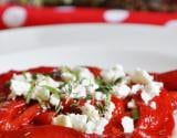 Salade de poivrons rouges à la fêta et aux herbes