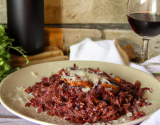 Risotto au vin rouge