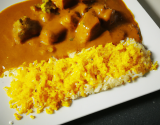 Riz sauce curry et cube d'or