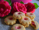 Sablés à la rose