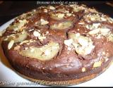 Brownie chocolat et poires