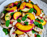 Salade de poulet persillé aux nectarines