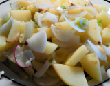 Salade de pomme de terre aux lard