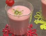 Smoothie aux fraises