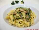 Penne, courgettes et champignons