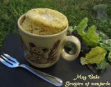 Mug cake moutarde, gruyère