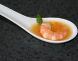 Crevettes marinées à l'orange et au gingembre