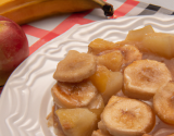 Tarte aux pommes et sa compote pomme-banane