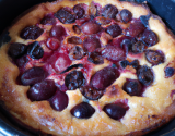 Clafoutis aux poires et cassis