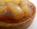 Ma tarte aux pommes-poires caramélisées -amande