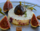 Fromage de brebis poélé aux figues