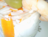 Verrine au surimi et chèvre doux