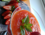 Gaspacho de fraises