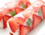 Rouleaux de printemps aux fraises