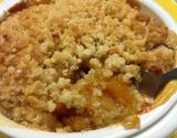 Crumble aux coings et abricots