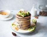 Pancakes au lait d’amandes et pâte à tartiner croustillante Gavottes