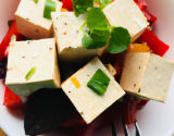 Salade de tofu aux poivrons