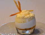 Panna cotta et crème chiboust aux fuits de la passion