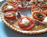 Tarte au thon, tomates et fromage facile 