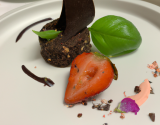 Fraise basilic et chocolat