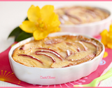 Clafoutis pêche amande
