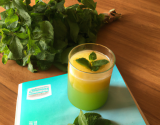 Jus de pomme à la menthe