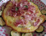 Clafoutis de courgettes et jambon