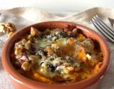 Gratin de butternut, noix et roquefort Papillon