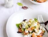 La véritable salade au saumon fumé