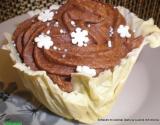 Nids de mousse aux deux chocolats, cupcakes