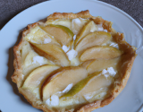 Tarte aux poires et au fromage blanc