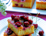 Gâteau de riz aux cerises