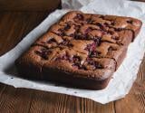 Brownie fondant aux framboises