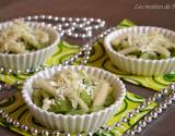 Salade de poires, kiwis et chocolat blanc