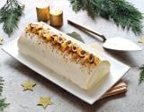 Bûche de Noël à la crème au praliné