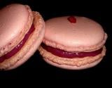 Macarons aux framboises