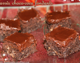 Carrés choco-coco fondants