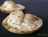 Mini-tartelettes de poisson et Saint Jacques