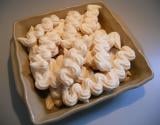 Meringues allongées