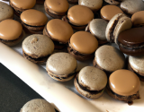 Macarons aux deux chocolats