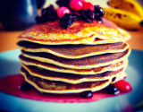 Pancakes aux fruits rouges !