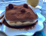 Tiramisu du soleil avec noix de coco et cannelle